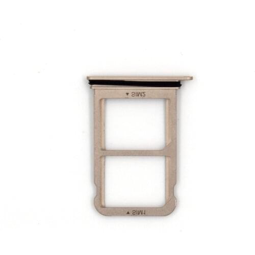 DUAL SIM Micro SD Card Tray Holder Slot Replacement for Huawei P20(Pink Gold)