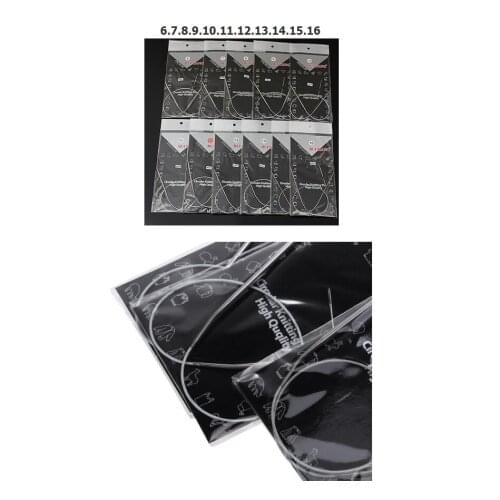 11pcs 43/65/80/120cm Stainless Circular Knitting Needles Set knitting needles sewing accessories Needles knitted set Size 6-16