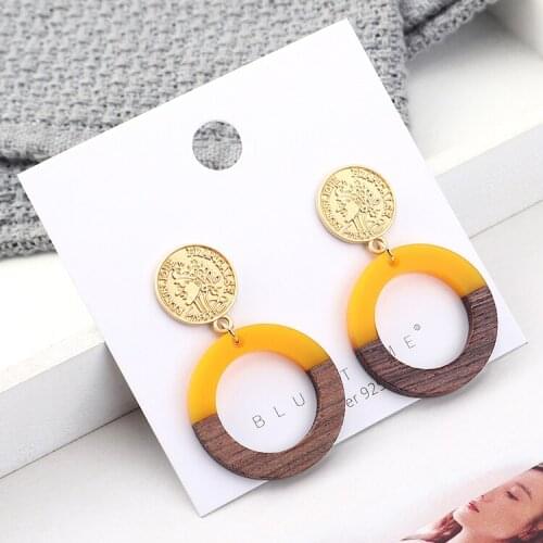 TONGKWOK Bohemia Exaggeration Dangle Earrings For Women Silk Thread Tassel Metal Long Chandelier Earrings #140005