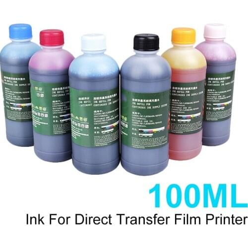 TOP NEW 100ML DTF Ink Kit Film Transfer Ink For Direct Transfer Film Printer For Printer PET Film Printing And Transfer