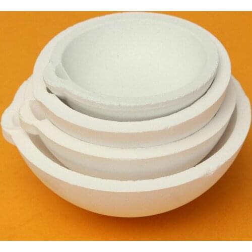 High Temperature Quartz Silica Melting Crucible for Gold Silver Jewelry Tools Equipments