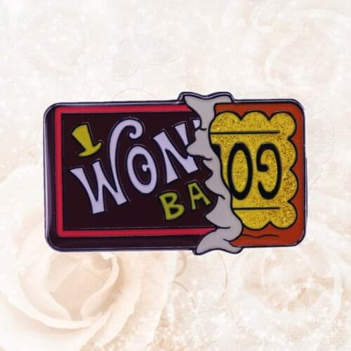 Willy Wonka Golden Ticket Enamel Pin It is a fabulous way for fans to commemorate their love for the film