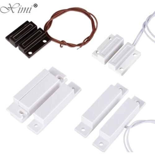 10 pcs /lot RC-38 Wired Door Window Sensor Magnetic Switch Home Alarm System Detector