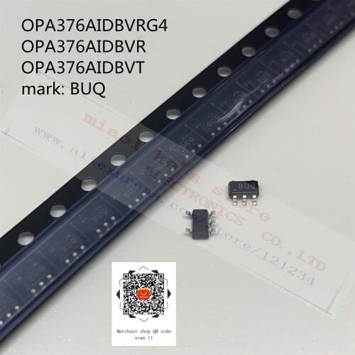 [5pcs~10pcs]100%New original; OPA376AIDBVRG4 OPA376AIDBVR OPA376AIDBVT OPA376 BUQ - IC OPAMP GP 1 CIRCUIT SOT23-5