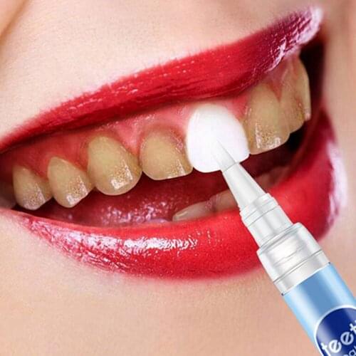 5pcs Hot Creative Effective Teeth Whitening Pen Tooth Gel Whitener Bleach Stain Eraser Sexy Celebrity Smile Teeth Care