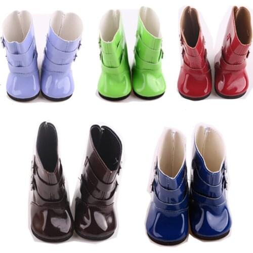 7Cm Doll Boots Simple Rubber Rain Boots For 18 Inch American&43Cm Baby New Born Doll Child Birthday Gift For Our generation