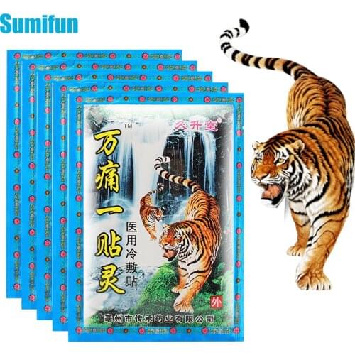 8pcs Tiger Blam Arthritis Plaster For Neck Back Cervical Knee Joints Muscle Pain Relief Chinese Herbal Analgesic Patches C2233