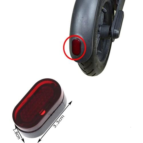 Electric Scooter Rear Fender Lampshade Scooter Plastic Brake Rear Lights Lampshade For Xiaomi M365 Electric Scooter
