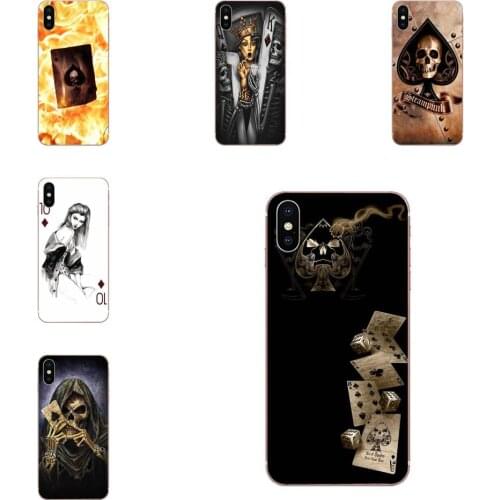 Ace Of Spades From Pack Of Playing Poker Cards For HTC U11 Life Capa U11 Plus U 11 U12 Life TPU Cell Phone Case