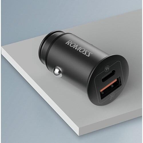 USB C 30W Car Charger PD Fast Charge for IPhone12 Pro Max Mini Samsung AirPods IPad with Cigarette Lighter Phone Car Charger