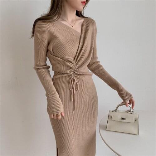 Evening Party Summer 2021 Chic One Piece Dress Korean Sleeveless Vintage Strap Dresses for Women Bow Design Elegant Sexy Dress