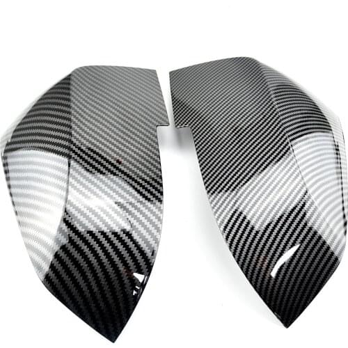 1 Pair Rearview Mirror Cover Side Wing Rear View Mirror Case Covers Glossy Black For BMW F20 F21 F22 F30 F32 F36 X1 F87 M3