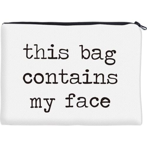 BU Store Environmental Protection Polyester Square Cosmetic Bag Women Travel Make up Toiletry Bags Makeup Organizer Case