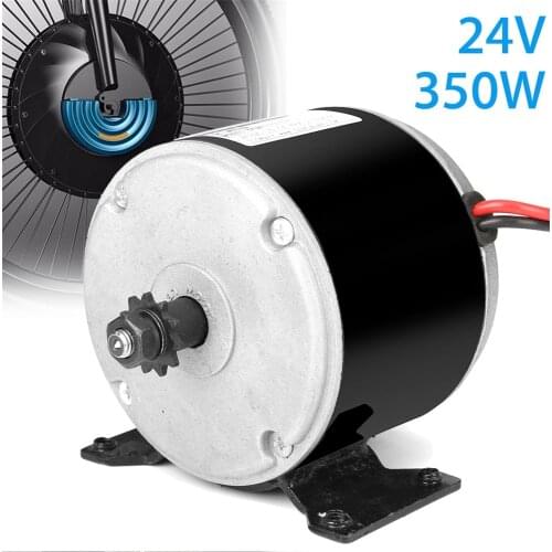 1Pcs 24V 350W 2700RPM Permanent Magnet DC Motor Electric 11 Gears Generator for Wind Turbine Bicycle Bike Scooter DIY