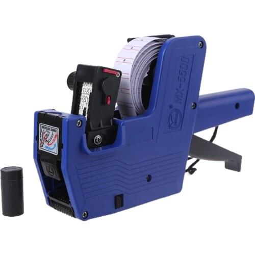 MX5500 Single Line Labeller 8 Digits Price Tag Labeller Machine Label for Retail Store Pricing Tag Display Tool