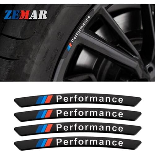 M Performance Wheels Rims Racing Car Stickers For BMW X5 E53 E70 F15 G05 X6 G06 E71 E72 F16 X3 E83 F25 G01 X4 F26 G02 X1 E84 F48