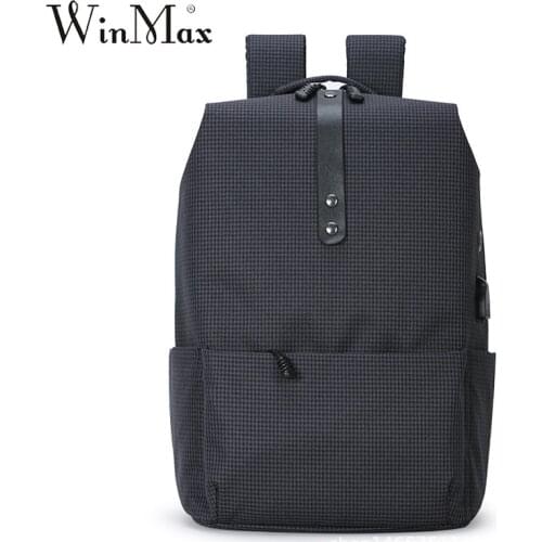 Youth Plaid Women Backpack for Teenage Orthopedic USB Mochila Trend Schoolbag Waterproof USB Charge Laptop Backpack Men Bagpack