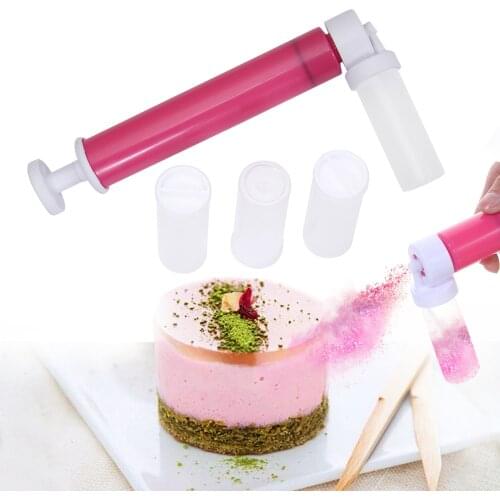 Cake Spray Gun Cake Airbrush Coloring Sprayer Duster Manual Watering Can Cake Decorating Tools Baking pastry Tools