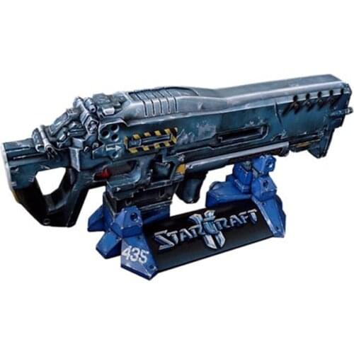 Starcraft 2 Terran gun weapon 1:1 manually assembled diy 3D Paper Model Kit