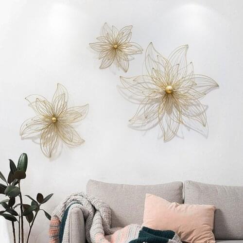 Living Room TV Background Wall Hanging Creative Handmade Wrought Iron Wall Decoration Pendant Three-dimensional Wall Decoration