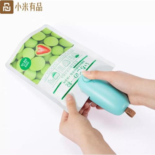 Newest Youpin 90FUN Portable Heat Sealer Storage Bag Mini Sealing Machine Handheld Food Snack Bag Resealer for Kitchen Home Use
