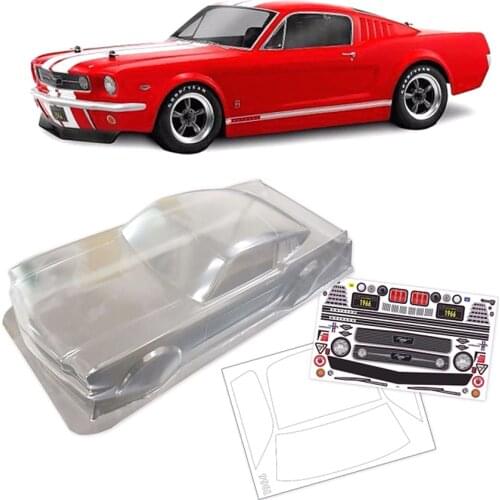 Team C Ford GT Toys Model PC Clear Body Shell With Sticker For 1/10 Scale Rc Drift Car Tamiya HSP HPI YOKOMO Flat Sport Cars