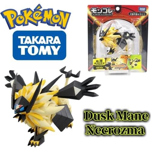 TOMY ML-16 Legendary Pokemon Figures Dusk Mane Necrozma Toys High-Quality Model Perfectly Reproduce Anime Collection Gifts
