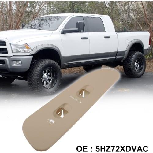 Uxcell Car Front Right Passenger Side Door Armrest Panel Power Window Switch Bezel for Dodge for Ram 1500 2500 3500