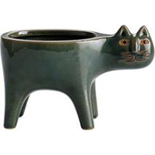 Vase Nordic Decoration Vases Plant Pot Stand Pots Cartoon Gardening Supplies Ceramic Cat Creative Flowerpot