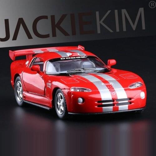 High Simulation Exquisite Diecasts&Toy Vehicles KiNSMART Car Styling Dodge Viper GTS-R Supercar 1:36 Alloy Diecast Model Toy Car