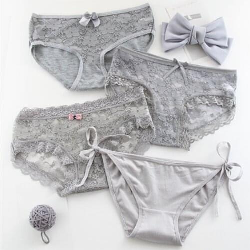 4Pcs Girlss Cotton Blend Panties Briefs Lingerie Shorts For Women Ladies Girls