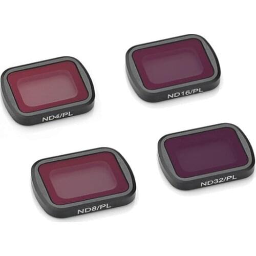 4pcs osmo Pocket lens Filters kit ND-PL ND4 + ND8 + ND16 + ND32 Filters For DJI Pocket 2 camera gimbal accessories
