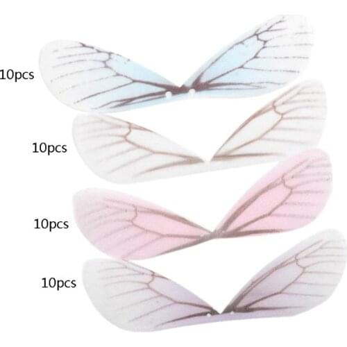 40Pc Mixed Butterfly Wing Dragonfly Cicada Wing Earring DIY Charm Jewelry Making