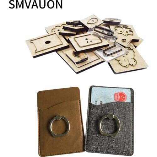 Diy Cute Card Bag Leather Bag Wood Die-Cut Bookmark 2021 New Steel Die Leather Short Wallet Suitable For Die Cutting Machine