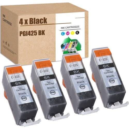 SZX PGI425 Black Ink Cartridge 425 for IP4840/IP4940/IX6540/MG5140/MG5240/MG5340/MG6140/MG6240/MG8140/MG8240/MX714/MX884/MX894