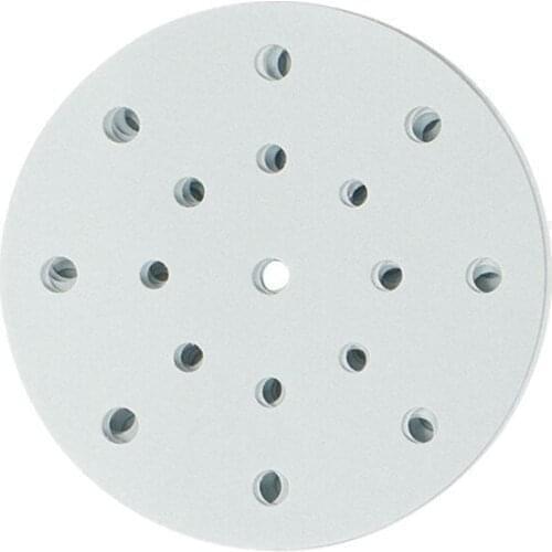 100pcs 6 inch #150 Round Sandpaper 17 Holes Disk Sand Sheets Assorted Grit Hook and Loop Sanding Disc Polish