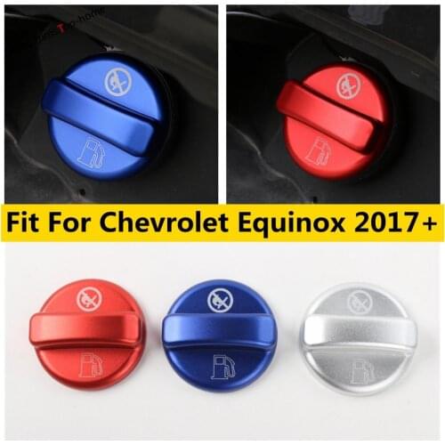 Yimaautotrims Auto Oil / Gas / Tank Switch Knob Cover Trim Fit For Chevrolet Equinox 2017 2018 2019 2020 2021 Interior Kit