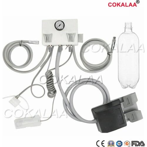 Wall Hanging Dental Lab Portable Weak suction Type Turbine Unit Portable Testing Turbine Dental Instrument Accessories product