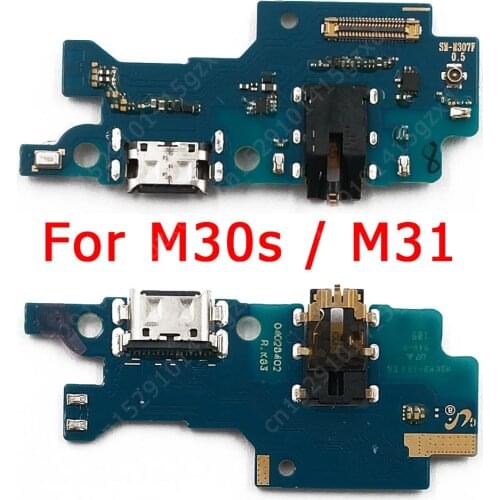 Original USB Charge Board for Samsung Galaxy M30S M31 Charging Port For M307F PCB Dock Connector Flex Replacement Spare Parts