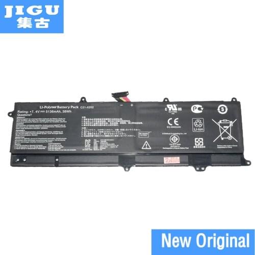 JIGU C21-X202 Original Laptop Battery For ASUS VivoBook X201 Series X201E X201E R201E Series 7.4V 38WH
