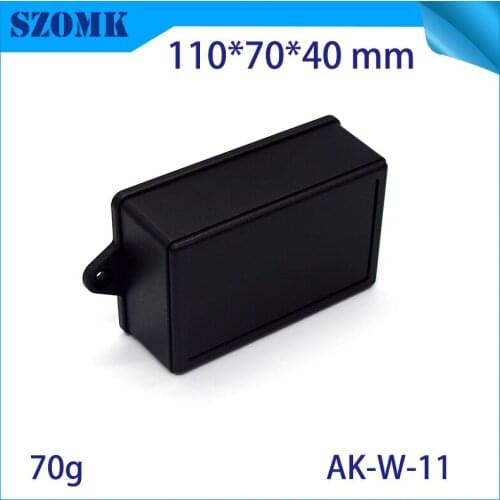 10pcs a lot diy plastic enclosures for electronics wall mounting junction box 110*70*40mm plastic outlet box electrical cabinet