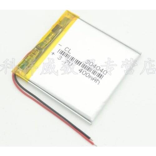 3.7 V 304040 034040P polymer lithium battery with protection board , used for bluetooth MP3,MP4