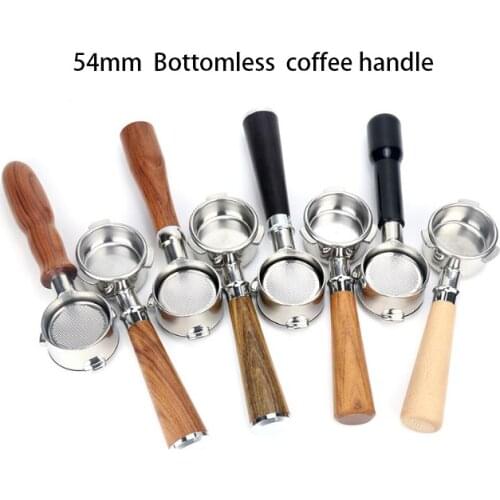 High quality 54mm Bottomless Coffee Portafilter Professional Espresso Coffee Tools