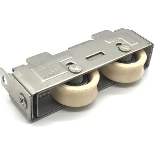 1pc aluminum alloy door and window pulley old-fashioned sliding glass window roller wide narrow-rail stainless steel wheels