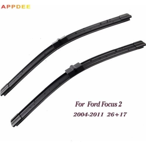 APPDEE Wiper Blades for Ford Focus Mk2 Hatchback / Estate / Convertible / Sedan / C-Max 2005 2006 2007 2008 2009 2010 2011
