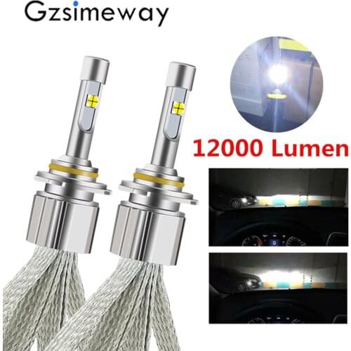 2PCS Car D4S led headlight H4 H7 H11 H1 H3 bulbs 4300k 6000K 12000lm 104W XHP50 LED Headlight D1S/D2S/D2R/D3S led bulb headlight