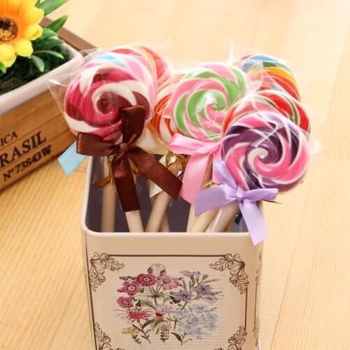 Creative Candy Style Lollipop Ballpoint Pen Student Cute Gift School Office Signing Pen Stationery Supplies 1 Pcs