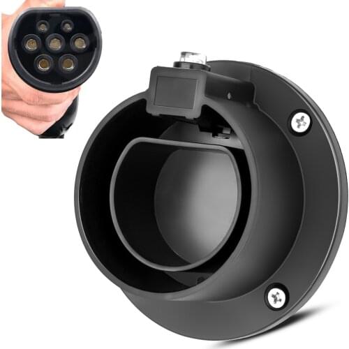 Level 2 AC EV Charger Cable Holster for Type2 EVSE IEC 62196-2 Connector Plug Holder Dummy Waterproof Socket