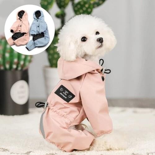 Waterproof Perro Dog Clothes Jacket Ropa Para Ubranka Dla Psa For Chihuahua French Bulldog Pet Raincoat Coat Roupa Puppy Abrigo