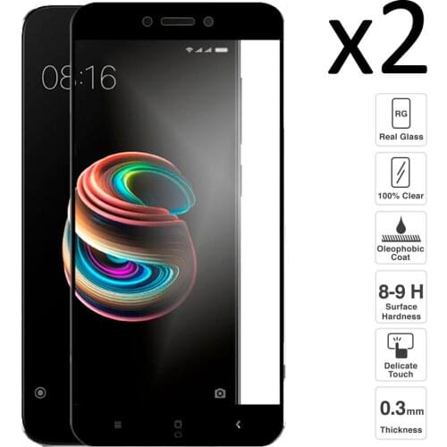 Xiaomi Redmi 5A, Set 2 pieces crystal screen Protector tempered